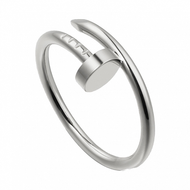Кольцо Cartier Just un Clou Small из белого золота 16.5(52) размер