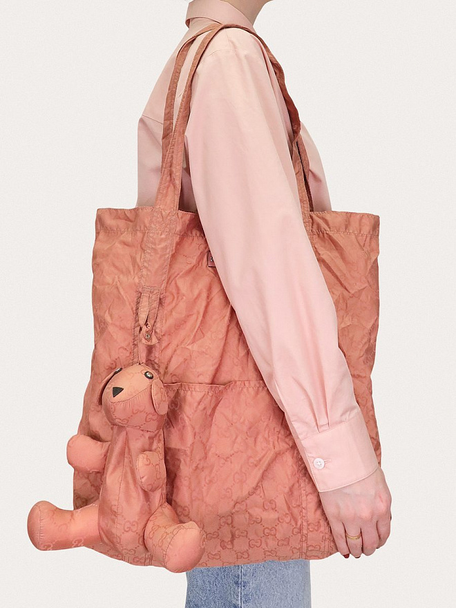 Сумка Gucci Monogram Teddy Bear