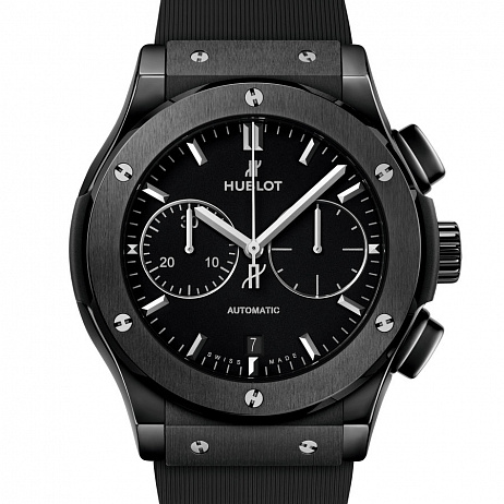 Часы Hublot Classic Fusion Chronograph 45 521.CM.1171.RX Black Ceramic