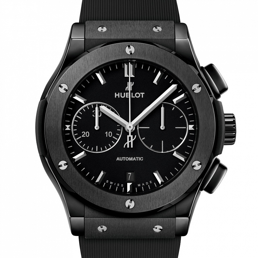 Часы Hublot Classic Fusion Chronograph 45 521.CM.1171.RX Black Ceramic