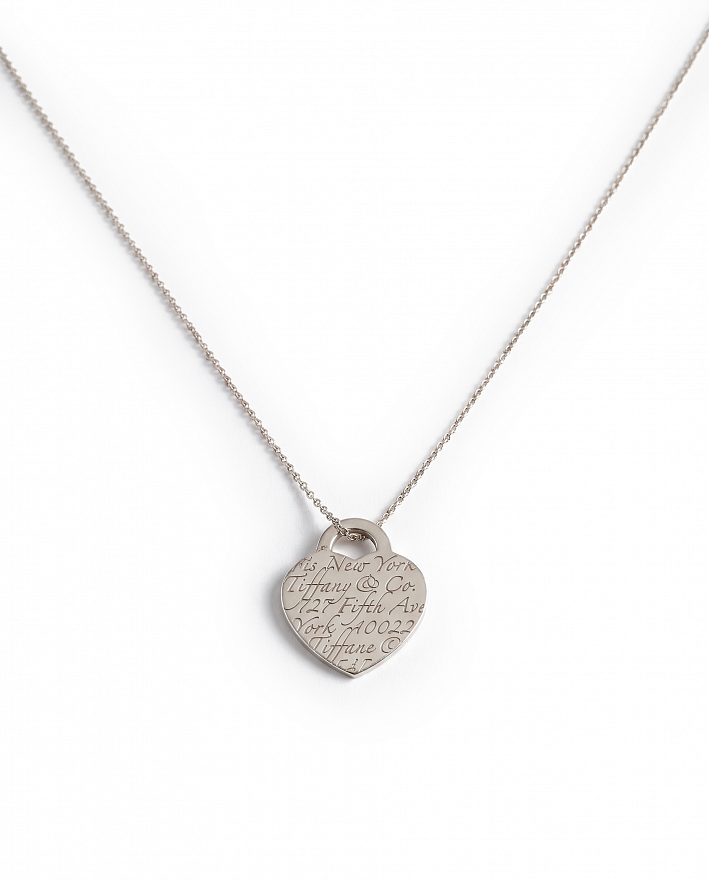 Колье Tiffany & Co. Heart из серебра