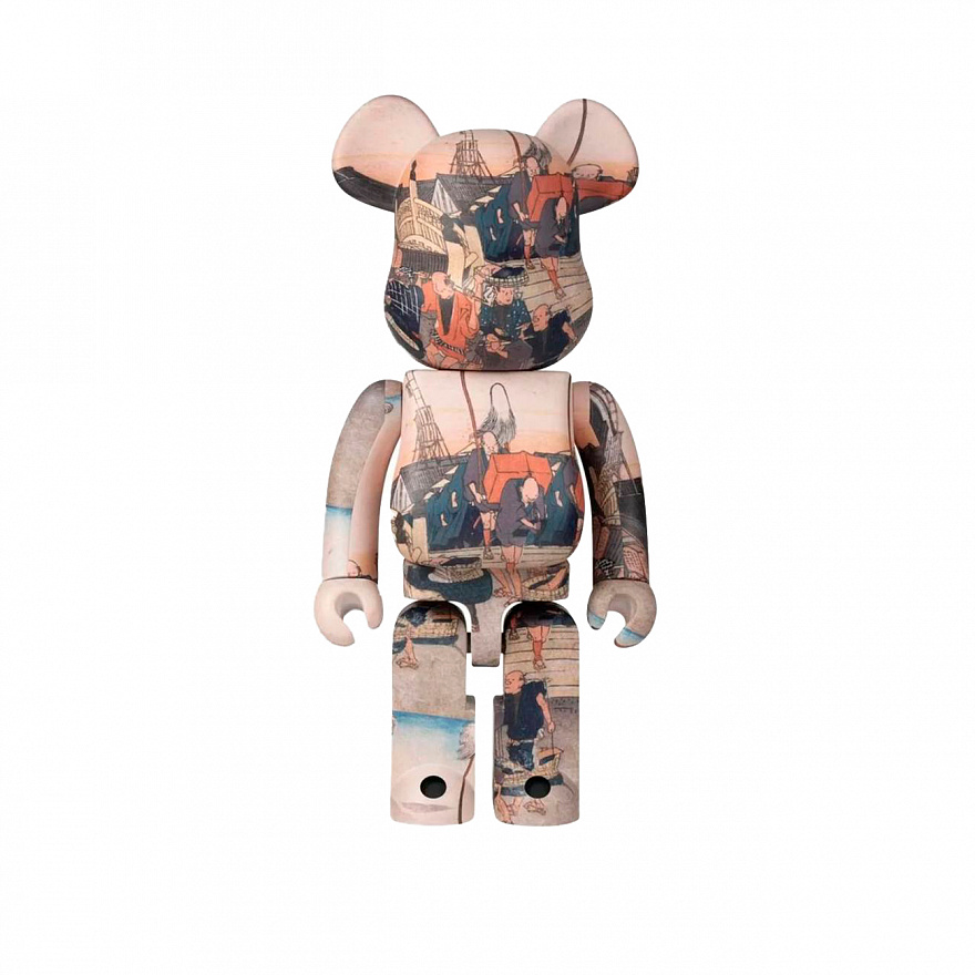 Коллекционная фигурка Bearbrick x Hiroshige Utagawa 1000%