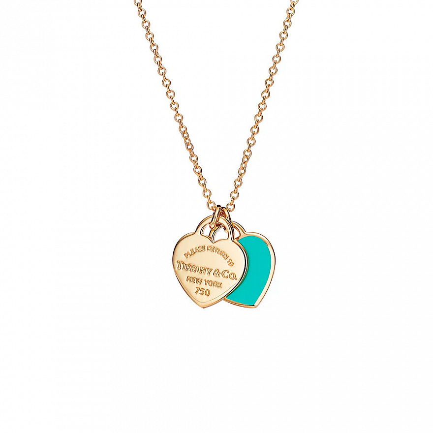 Колье Tiffany & Co. Return to Tiffany из желтого золота с покрытием эмалью