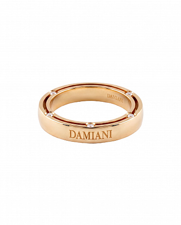 Кольцо Damiani D.Side Brad Pitt из желтого золота с природными бриллиантами 19.75(62) размер