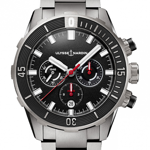 Часы Ulysse Nardin Marine Diver Chronograph 44 1503-170-7M/92
