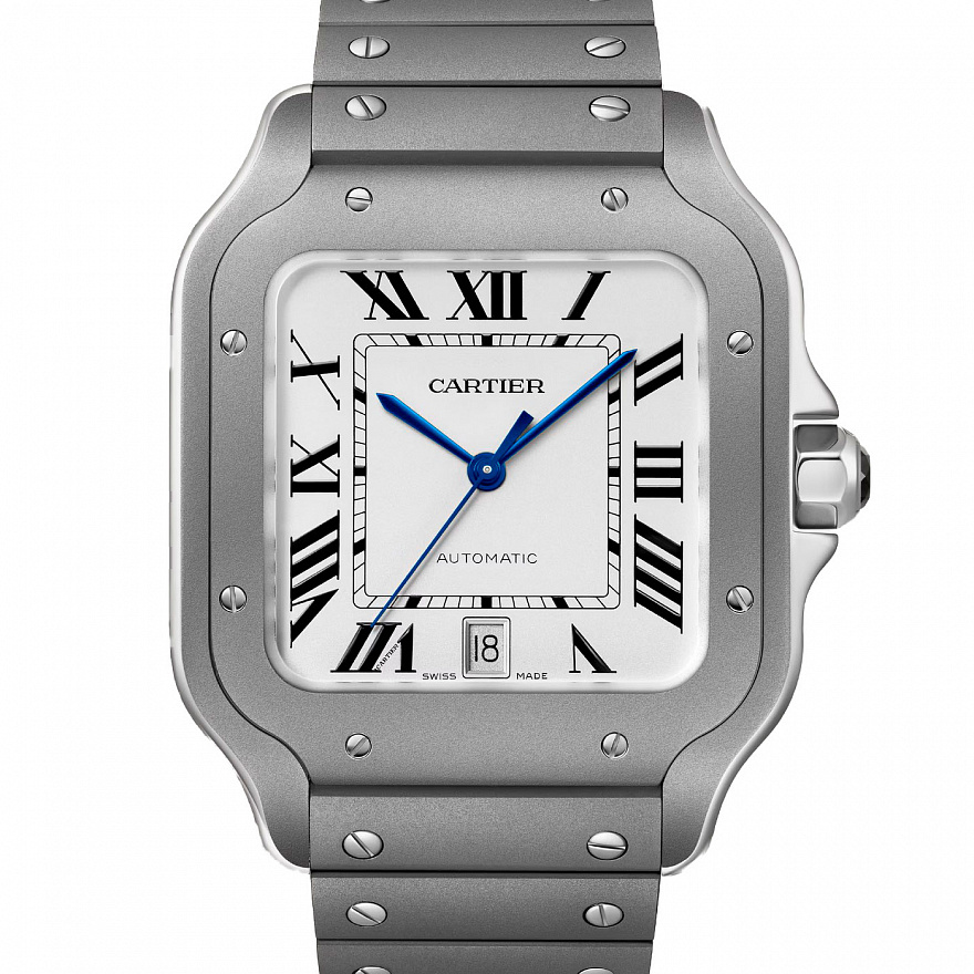 Часы Cartier Santos Large Grey 39.8 Titanium WSSA0089