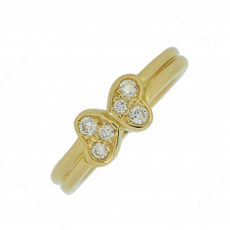 Кольцо Cartier Love Heart из желтого золота 16(50) размера