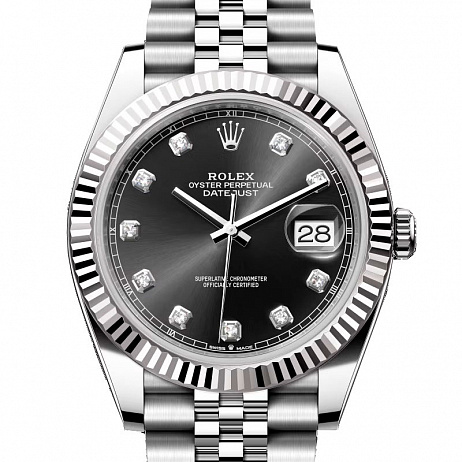 Часы Rolex Datejust 41 с природными бриллиантами 126334