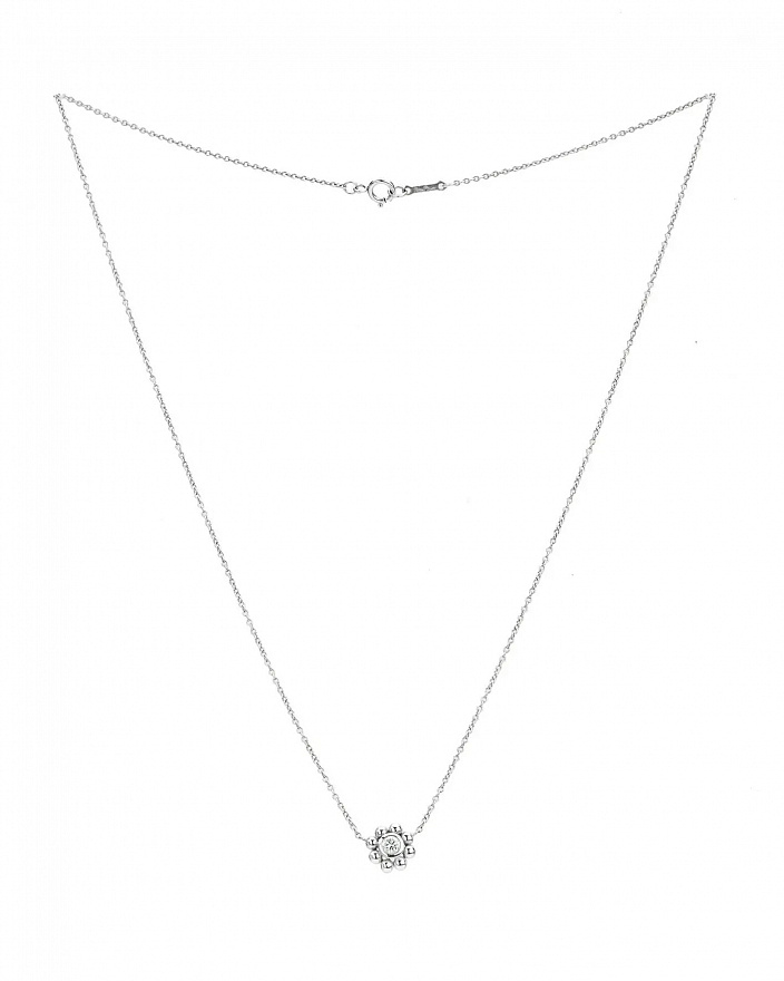 Колье Tiffany & Co. Paloma Picasso Crown of Hearts из белого золота с бриллиантом