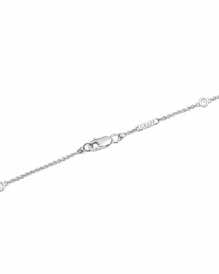 Подвеска Graff Diamond on Diamond из белого золота с природными бриллиантами