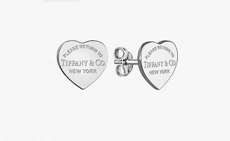 Пусеты Tiffany & Co. New York из серебра