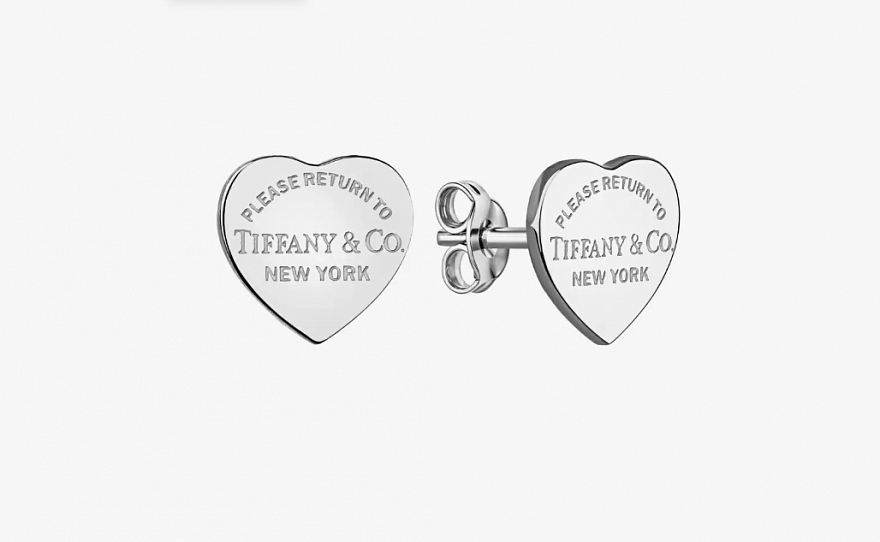 Пусеты Tiffany & Co. New York из серебра