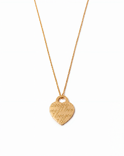 Колье Tiffany & Co. Heart I Love You из желтого золота