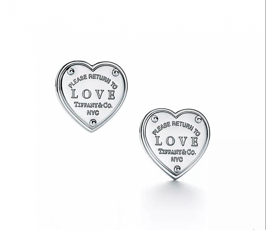 Пусеты Tiffany & Co. Return to Love из серебра