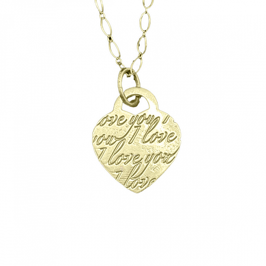 Колье Tiffany & Co. Heart I Love You из желтого золота