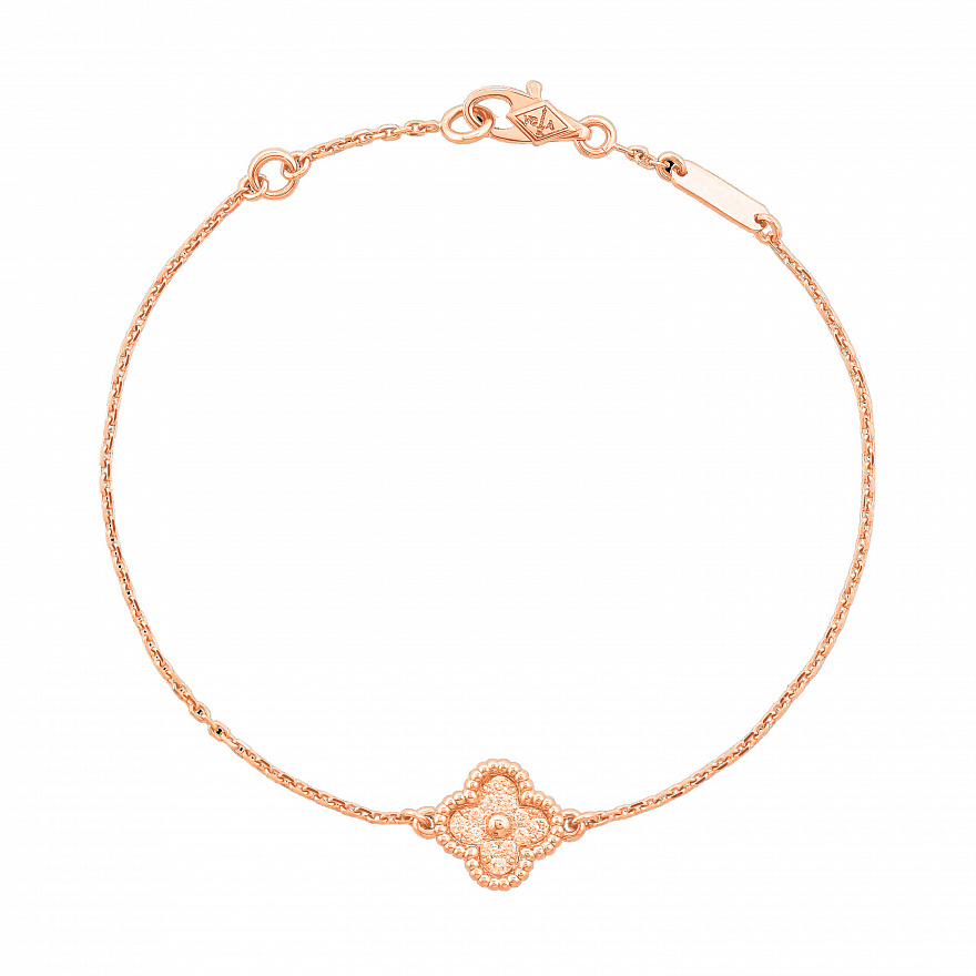 Браслет Van Cleef & Arpels Sweet Alhambra из розового золота VCARO8DC00
