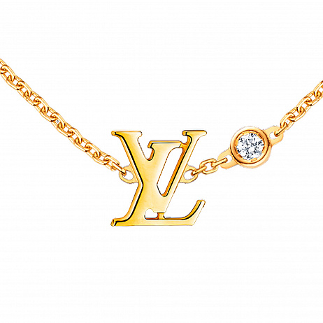 Колье Louis Vuitton Idylle Blossom LV из желтого золота с природным бриллиантом