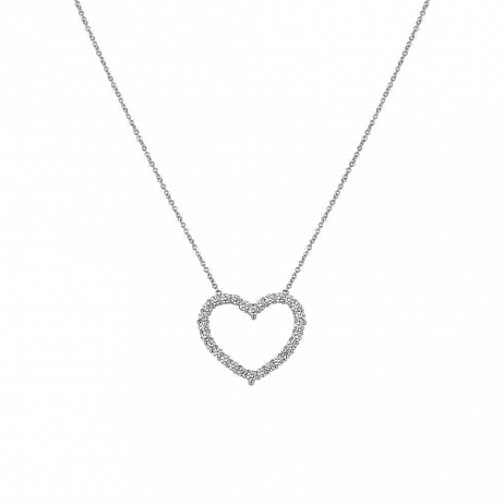 Колье Tiffany & Co. Heart из белого золота
