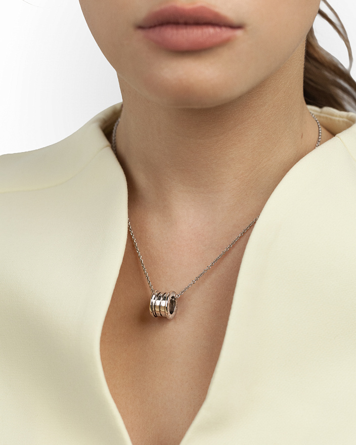 Подвеска Bvlgari B.Zero1 из белого золота